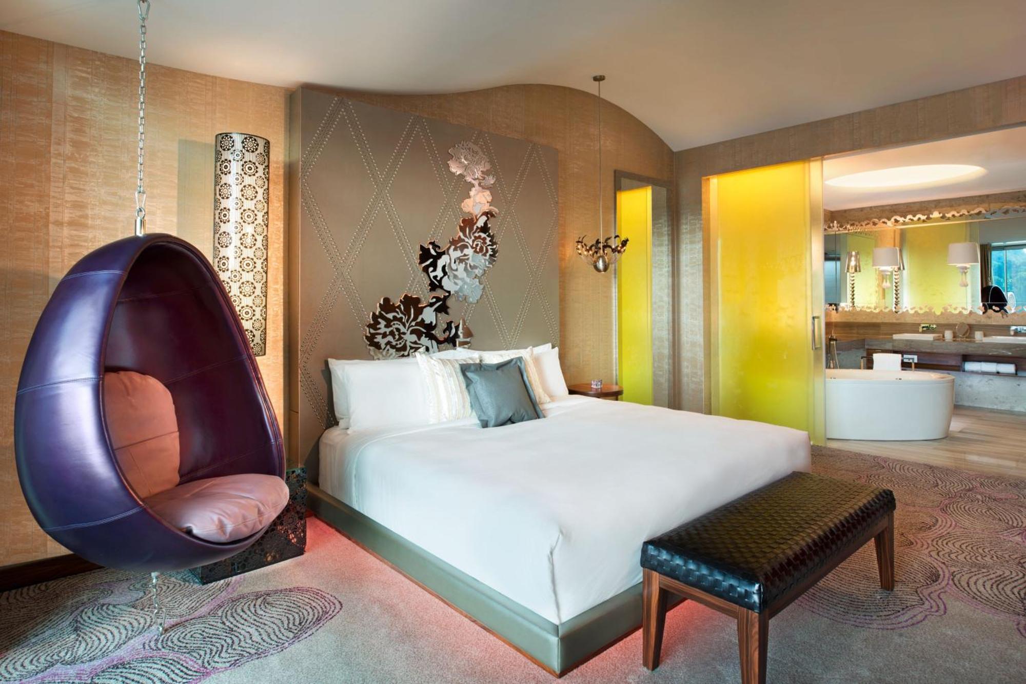 W Singapore - Sentosa Cove Exterior foto A suite at the W Hotel in London