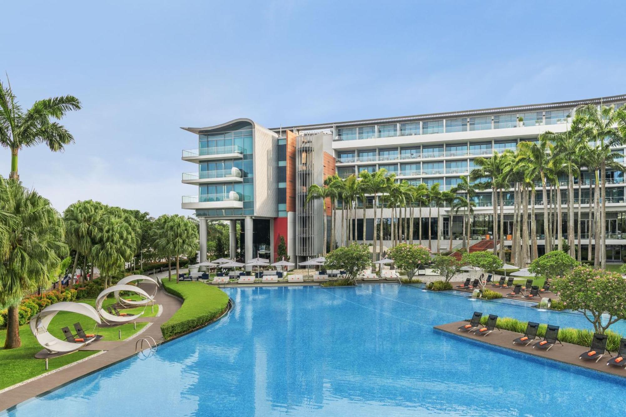 W Singapore - Sentosa Cove Exterior foto The hotel's main building